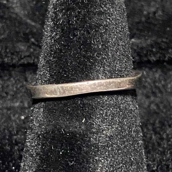 Ring Size 5.5 CZ Cubic Zirconia 13 Stones Sterling Silver Stamped 925 Vintage Je - Picture 3 of 15